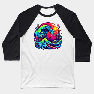 hokusai Baseball T-Shirt